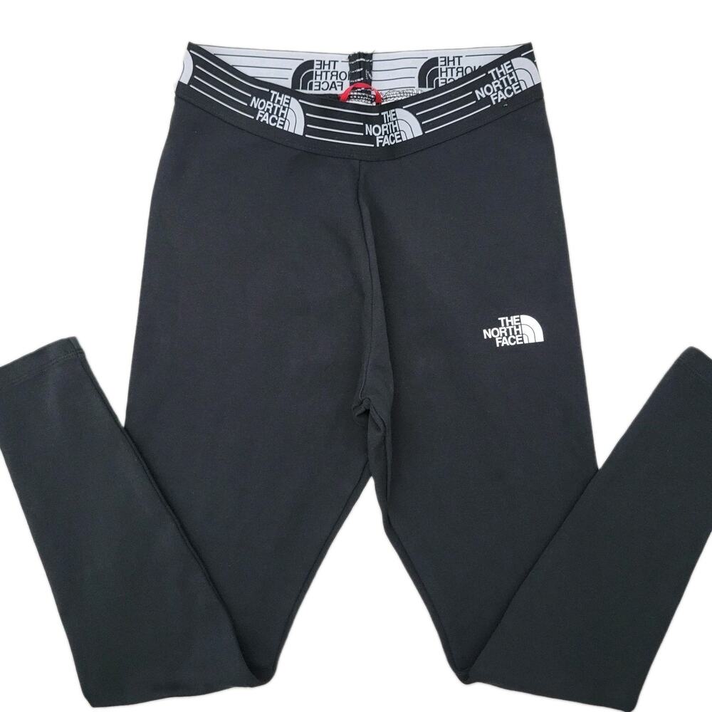 The North Face Womens Graphic Leggings Size Medium Black Cotton